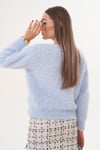 Kadın Sakallı Triko Örme Hırka 255131 -