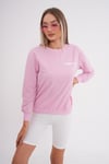 Kadın Sırt Baskı Detaylı Bisiklet Yaka İki İplik Sweatshirt 245277 -