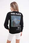 Kadın Sırt Baskı Detaylı Bisiklet Yaka İki İplik Sweatshirt 245277 -