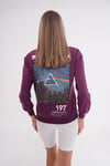 Kadın Sırt Baskı Detaylı Bisiklet Yaka İki İplik Sweatshirt 245277 -