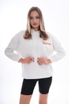 Kadın Sırt Baskı Detaylı Kapüşonlu Üç İplik Sweatshirt 245126 -
