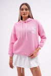 Kadın Sırt Baskı Detaylı Kapüşonlu Üç İplik Sweatshirt 245128 -