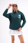 Kadın Sırt Baskı Detaylı Kapüşonlu Üç İplik Sweatshirt 245128 -