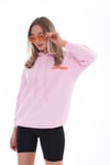 Kadın Sırt Baskı Detaylı Kapüşonlu Üç İplik Sweatshirt 245126 -