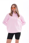 Kadın Sırt Baskı Detaylı Kapüşonlu Üç İplik Sweatshirt 245126 -