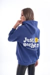 Kadın Sırt Baskı Detaylı Kapüşonlu Üç İplik Sweatshirt 245127 -