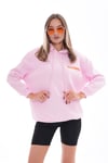 Kadın Sırt Baskı Detaylı Kapüşonlu Üç İplik Sweatshirt 245126 -