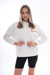 Kadın Sırt Baskı Detaylı Kapüşonlu Üç İplik Sweatshirt 245126 -