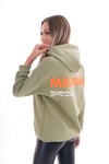 Kadın Sırt Baskı Detaylı Kapüşonlu Üç İplik Sweatshirt 245126 -