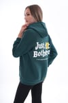 Kadın Sırt Baskı Detaylı Kapüşonlu Üç İplik Sweatshirt 245127 -