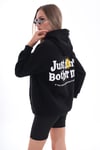 Kadın Sırt Baskı Detaylı Kapüşonlu Üç İplik Sweatshirt 245127 -