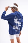 Kadın Sırt Baskı Detaylı Kapüşonlu Üç İplik Sweatshirt 245128 -