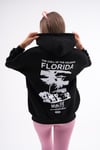 Kadın Sırt Baskı Detaylı Kapüşonlu Üç İplik Sweatshirt 245128 -