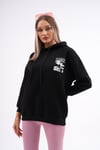 Kadın Sırt Baskı Detaylı Kapüşonlu Üç İplik Sweatshirt 245128 -