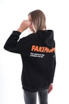 Kadın Sırt Baskı Detaylı Kapüşonlu Üç İplik Sweatshirt 245126 -