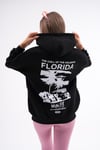 Kadın Sırt Baskı Detaylı Kapüşonlu Üç İplik Sweatshirt 245128 -