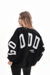 Kadın Sırt Baskı Detaylı Üç İplik Oversize Sweatshirt 245327 -
