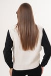 Kadın Taş İşleme Detaylı Triko Örme Süveter 255167 -