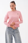 Kadın Tavşan Nakışlı İki İplik Sweatshirt 265070 -