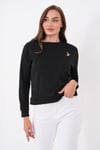 Kadın Tavşan Nakışlı İki İplik Sweatshirt 265070 -