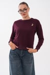 Kadın Tavşan Nakışlı İki İplik Sweatshirt 265070 -