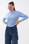 Kadın Tavşan Nakışlı İki İplik Sweatshirt 265070 -