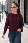 Kadın Tavşan Nakışlı İki İplik Sweatshirt 265070 -