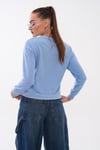 Kadın Tavşan Nakışlı İki İplik Sweatshirt 265070 -