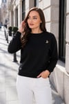 Kadın Tavşan Nakışlı İki İplik Sweatshirt 265070 -