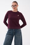Kadın Tavşan Nakışlı İki İplik Sweatshirt 265070 -