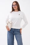 Kadın Tavşan Nakışlı İki İplik Sweatshirt 265070 -