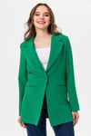 Kadın Tek Düğme Çift Cepli Blazer Ceket