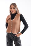 Kadın Triko Örme Çoban Yelek 245165 -