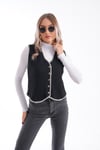 Kadın Triko Örme Çoban Yelek 245165 -