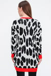 Kadın Triko Örme Leopar Tunik