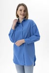 Kadın Uzun Oversize Poplin Tunik Gömlek