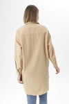 Kadın Uzun Oversize Poplin Tunik Gömlek
