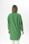 Kadın Uzun Oversize Poplin Tunik Gömlek