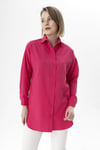 Kadın Uzun Oversize Poplin Tunik Gömlek