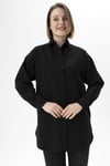Kadın Uzun Oversize Poplin Tunik Gömlek