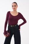 Kadın V Yaka Modal Badi 265087 -