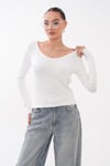 Kadın V Yaka Modal Badi 265087 -