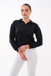 Kadın Yakalı Modal Sweatshirt 265187 -