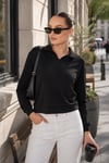 Kadın Yakalı Modal Sweatshirt 265187 -