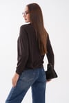 Kadın Yakası Fermuar Detaylı Modal Sweatshirt 265166 -