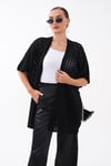 Kadın Yarasa Kol Triko Örme Hırka 260481 - 265210