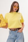 Kadın Yarım Balıkçı Triko Örme Kısakol Kazak 255174 -