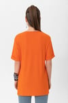 Kadın Yırtmaçlı Fitilli Oversize Uzun Tişört 240045 -