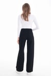Kadın Yüksek Bel Geniş Paça Bol,salaş Palazzo Jeans