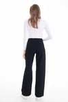 Kadın Yüksek Bel Geniş Paça Bol,salaş Palazzo Jeans 250410 -